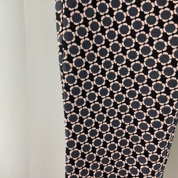 Ann Taylor Devin Fit Daisy Jacquard Ankle Pants - Picture 3 of 6